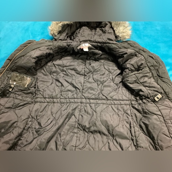 Triple Five Soul Essentials Winter Hooded Cotton Coat Y2K - Picture 7 of 13